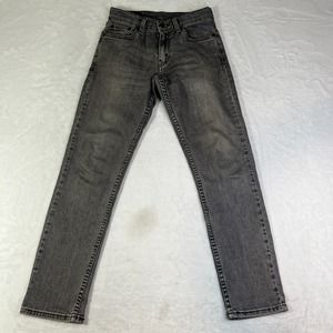 Levis 511 Jeans 28x30 (Fit 26x28) Black Denim Pant Slim Fit‎ Dark Casual Western